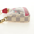 LOUIS VUITTON Damier Azur Mini Pochette Accessoires N58010 LV Auth 189119M-4