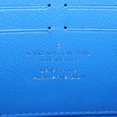 LOUIS VUITTON Monogram Clouds Soft Trunk Wallet Blue LV Auth 189125M-20