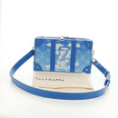 LOUIS VUITTON Monogram Clouds Soft Trunk Wallet Blue LV Auth 189125M-12