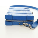 LOUIS VUITTON Monogram Clouds Soft Trunk Wallet Blue LV Auth 189125M-4