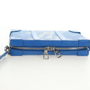 LOUIS VUITTON Monogram Clouds Soft Trunk Wallet Blue LV Auth 189125M-6