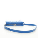 LOUIS VUITTON Monogram Clouds Soft Trunk Wallet Blue LV Auth 189125M-7