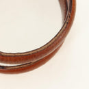 Christian Dior Trotter Canvas Romantic Hand Bag PVC Brown Silver Auth 189127M-8