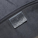GUCCI GG Canvas Abbey Boston Bag Black Gold 130942 Auth 189128A-18
