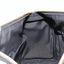 GUCCI GG Canvas Abbey Boston Bag Black Gold 130942 Auth 189128A-20