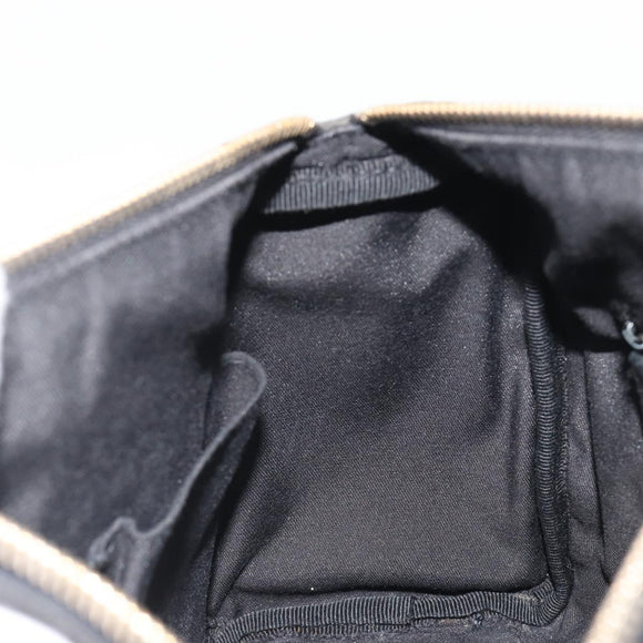 GUCCI GG Canvas Abbey Boston Bag Black Gold 130942 Auth 189128A