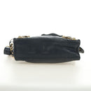 BALENCIAGA Classic Metallic Edge Mini City Bag Leather 2way Navy Auth 189129M-5