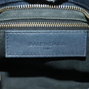 BALENCIAGA Classic Metallic Edge Mini City Bag Leather 2way Navy Auth 189129M-21