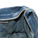 BALENCIAGA Classic Metallic Edge Mini City Bag Leather 2way Navy Auth 189129M-22