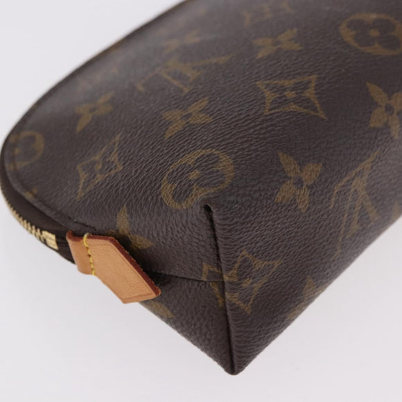 LOUIS VUITTON Monogram Pochette Cosmetic PM M47515 LV Auth 189138