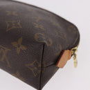 LOUIS VUITTON Monogram Pochette Cosmetic PM M47515 LV Auth 189138-16