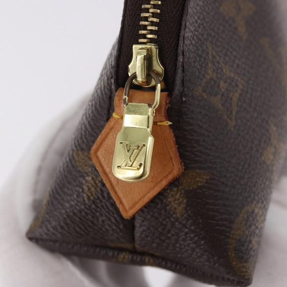 LOUIS VUITTON Monogram Pochette Cosmetic PM M47515 LV Auth 189138