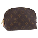 LOUIS VUITTON Monogram Pochette Cosmetic PM M47515 LV Auth 189138-1