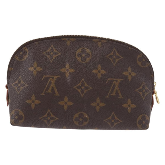 LOUIS VUITTON Monogram Pochette Cosmetic PM M47515 LV Auth 189138