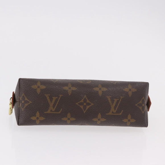 LOUIS VUITTON Monogram Pochette Cosmetic PM M47515 LV Auth 189138