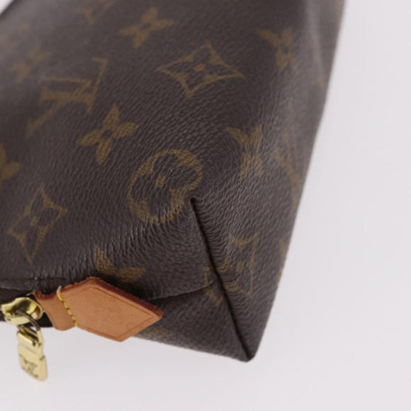 LOUIS VUITTON Monogram Pochette Cosmetic PM M47515 LV Auth 189138