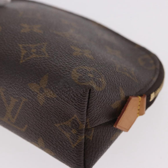 LOUIS VUITTON Monogram Pochette Cosmetic PM M47515 LV Auth 189138