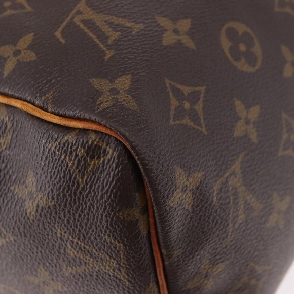 LOUIS VUITTON Monogram Speedy 30 Hand Bag M41526 LV Auth 189139