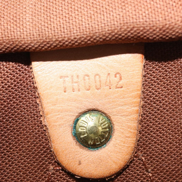 LOUIS VUITTON Monogram Speedy 30 Hand Bag M41526 LV Auth 189139