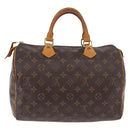 LOUIS VUITTON Monogram Speedy 30 Hand Bag M41526 LV Auth 189139-2
