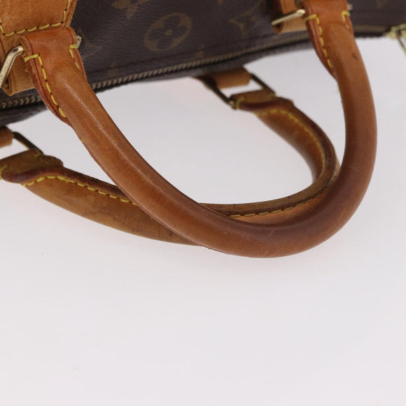 LOUIS VUITTON Monogram Speedy 30 Hand Bag M41526 LV Auth 189139