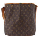 LOUIS VUITTON Monogram Petit Noe Shoulder Bag M42226 LV Auth 189140-13