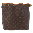 LOUIS VUITTON Monogram Petit Noe Shoulder Bag M42226 LV Auth 189140-2