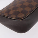LOUIS VUITTON Damier Ebene Trousse Make Up Etui N51982 LV Auth 189142-15