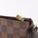 LOUIS VUITTON Damier Ebene Trousse Make Up Etui N51982 LV Auth 189142-10