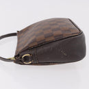 LOUIS VUITTON Damier Ebene Trousse Make Up Pouch N51982 LV Auth 189142-4