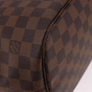 LOUIS VUITTON Damier Ebene Neverfull MM Tote Bag N51105 LV Auth 189144V-10