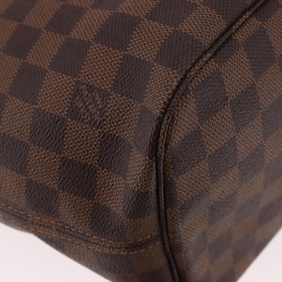 LOUIS VUITTON Damier Ebene Neverfull MM Tote Bag N51105 LV Auth 189144V