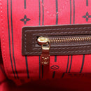 LOUIS VUITTON Damier Ebene Neverfull MM Tote Bag N51105 LV Auth 189144V-20