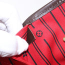 LOUIS VUITTON Damier Ebene Neverfull MM Tote Bag N51105 LV Auth 189144V-22