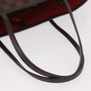 LOUIS VUITTON Damier Ebene Neverfull MM Tote Bag N51105 LV Auth 189144V-7