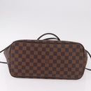 LOUIS VUITTON Damier Ebene Neverfull MM Tote Bag N51105 LV Auth 189144V-9