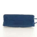 PRADA Shoulder Bag Nylon 2way Blue Gold Auth 189145V-14