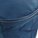 PRADA Shoulder Bag Nylon 2way Blue Gold Auth 189145V-16