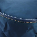 PRADA Shoulder Bag Nylon 2way Blue Gold Auth 189145V-17