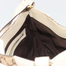 GUCCI GG Canvas Horsebit Shoulder Bag Beige 137388 Auth 189146V-19