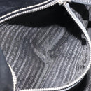 PRADA Shoulder Bag Leather Black Silver Auth 189148A-22