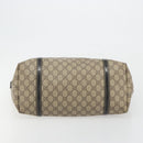 GUCCI GG Supreme Tote Bag PVC Beige Gold 197953 Auth 189151-5