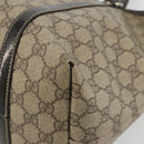 GUCCI GG Supreme Tote Bag PVC Beige Gold 197953 Auth 189151-9