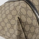 GUCCI GG Supreme Tote Bag PVC Beige Gold 197953 Auth 189151-15