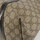 GUCCI GG Supreme Tote Bag PVC Beige Gold 197953 Auth 189151-16