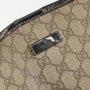 GUCCI GG Supreme Tote Bag PVC Beige Gold 197953 Auth 189151-19