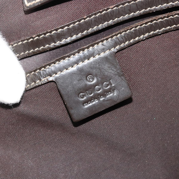 GUCCI GG Supreme Tote Bag PVC Beige Gold 197953 Auth 189151