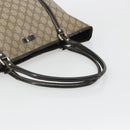 GUCCI GG Supreme Tote Bag PVC Beige Gold 197953 Auth 189151-7
