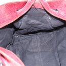 BALENCIAGA The Part Time Hand Bag Leather 2way Red 168028 Auth 189152A-22