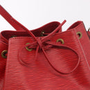 LOUIS VUITTON Epi Petit Noe Shoulder Bag Red M44107 LV Auth 189153-10